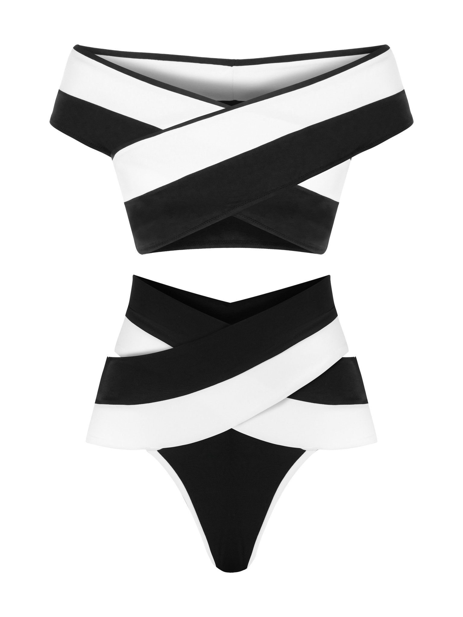 Lucette Double B&W - OYE Swimwear